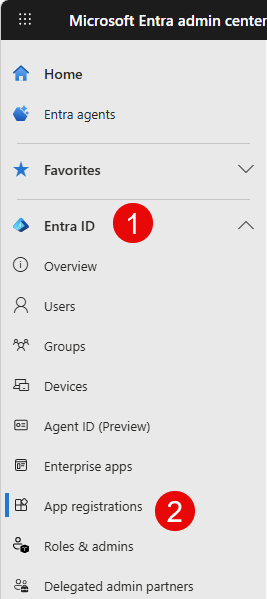 Ingresa al servicio de Entra ID